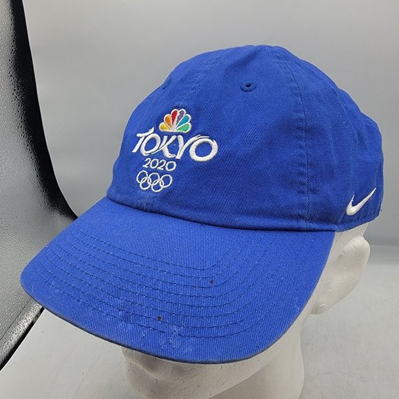 Nike Heritage86 Adults Blue Nbc Tokyo Olympics 2020 Adjustable Hat Casual